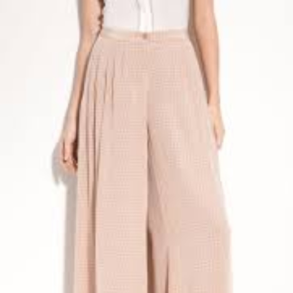 Leith Pants - Leith (Nordstroms) Pleated Silk Palazzo Pants